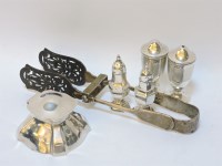 Lot 33 - A pair of silver asparagus tongs