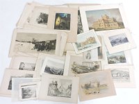 Lot 367A - Robin Allan
THE FUNERAL OF THOMAS CARLYLE AT ECCLEFECHAN
Etching