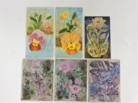 Lot 326 - Elvic Steele (1920-1997)
'VIOLA I'
'VIOLA II'
'SLEEPING ROCK'
'DIANTHUS'
'MERMAID DIVING'
UNTITLED
Six