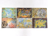 Lot 337 - Elvic Steele (1920-1997)
'GARDEN POOL'
'LIGHT CREATES'
'NONSENSE RHYMES'
'FRAGMENTS TO INVESTIGATE'
'PAPER BOATS OF TWILIGHT'
'ROADS TO FAIRYLAND'
Six