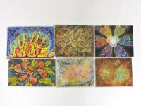 Lot 354 - Elvic Steele (1920-1997)
'COLOUR CAPERS'
'COLOUR SPREAD'
'GHOSTS OF SUMMER FLOWERS'
'IN THE ROCKS'
And two UNTITLED
In total six
