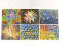 Lot 358 - Elvic Steele (1920-1997)
'COLOUR EVOLUTION FROM A CENTRE'
'GEOMETRIC PROGRESSION'
'DAPPLED DECORATION'
'MOVEMENT'
And two UNTITLED
In total six