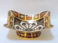 Lot 147 - A Royal Crown Derby Imari porcelain basket