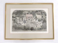 Lot 348 - Graham Clark (b.1941)
'COTTAGE GARDENERS'
Coloured aquatint