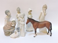 Lot 256 - A Beswick horse