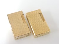 Lot 6 - An S T Dupont of Paris gold plated lighter