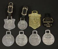 Lot 129 - Eight horse 'brasses'