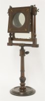 Lot 77 - A mahogany zograscope