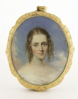 Lot 150 - Circle of Alfred Edward Chalon (1780-1860)
PORTRAIT OF A YOUNG LADY
