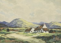 Lot 197 - Kenneth Steel (1906-1973)
'CONNEMARA COTTAGES'
Signed l.c.