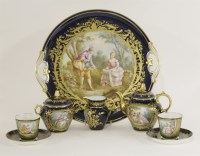 Lot 39 - A Sèvres-style cabaret set
