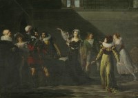 Lot 258 - Follower of Daniel Maclise
MARY QUEEN OF SCOTS AT LOCHLEVEN
Oil on canvas
60 x 81cm