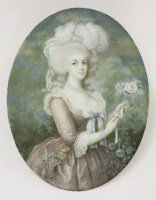 Lot 153 - After Louise Elisabeth Vigee-Lebrun
PORTRAIT OF MARIE ANTOINETTE
Indistinctly signed l.l.