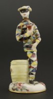Lot 24 - A Chelsea gold-mounted porcelain scent bottle