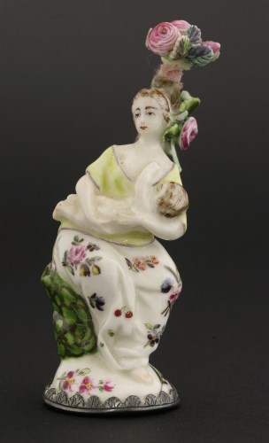 Lot 25 - A Chelsea porcelain scent bottle