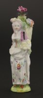Lot 27 - A Chelsea gold-mounted porcelain scent bottle