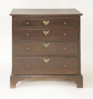 Lot 471 - A George II mahogany bachelor's chest