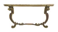 Lot 517 - A marble-topped