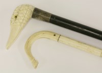 Lot 60 - Two Victorian walking sticks