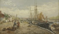 Lot 255 - William Edward Webb (1862-1903) THE HARBOUR AND CASTLE