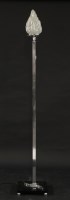 Lot 163 - An Art Deco chrome-style standard lamp