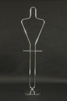 Lot 431 - A tubular chrome coat stand