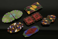 Lot 14 - A collection of Art Deco gilt metal buckles