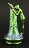 Lot 55 - A Zsolnay Pécs pottery ewer