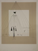 Lot 220 - Lynn Chadwick RA (1914-2003)
SEATED FIGURE
Lithograph printed in colours