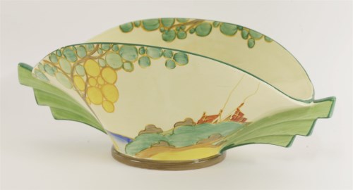 Lot 98 - A Clarice Cliff 'Secrets' pattern vase