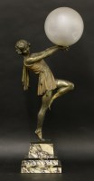 Lot 162 - An Art Deco lamp