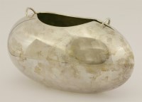 Lot 401 - A silver-plated vase