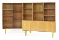 Lot 510 - A pair of Danish teak bookcases