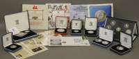 Lot 183 - UK silver proof coins