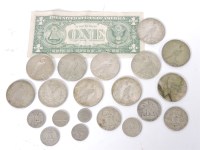 Lot 93 - Eleven American silver dollars