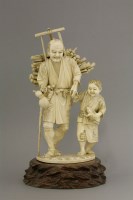 Lot 379 - An ivory Okimono