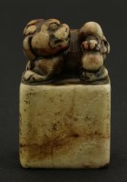 Lot 483 - A soapstone seal