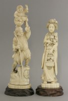 Lot 391 - A walrus ivory Fisherman