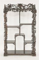 Lot 320 - An hongmu Display Cabinet