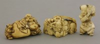 Lot 382 - An ivory Netsuke