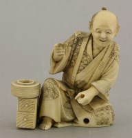 Lot 576 - A Japanese okimono