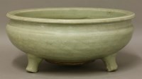 Lot 26 - A longquan celadon Censer