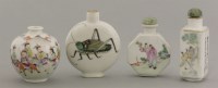 Lot 499 - Four snuff bottles