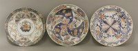 Lot 343 - Three Arita Imari Plates