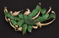 Lot 137 - A jade Brooch