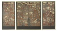 Lot 302 - A large eight-panel coromandel Screen