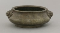 Lot 156 - A bronze Censer
