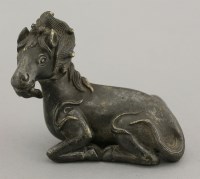 Lot 167 - A bronze Scroll Weight