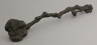 Lot 516 - A bronze ruyi sceptre