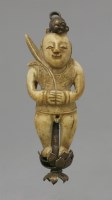 Lot 195 - An ivory Figure of a Boy